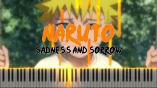 Sadness And Sorrow - Naruto OST (Piano tutorial)