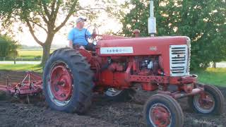 Cultivating with a Farmall 450!