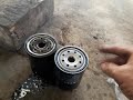 change oil with filter toyota p/u.