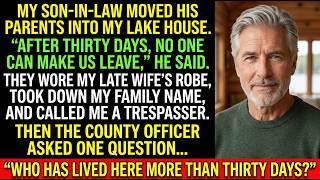 My Son in Law Moved His Parents Into My Lake House — He Missed the Occupancy Clause