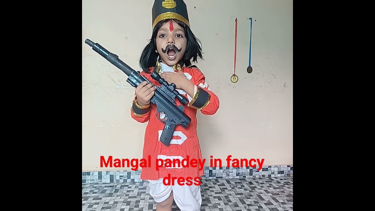 Buy BookMyCostume Mangal Pandey 1857 Mutiny Sepoy Freedom Fighter Patriotic  Kids Fancy Dress Costume 3-4 years Online at Low Prices in India - Amazon.in