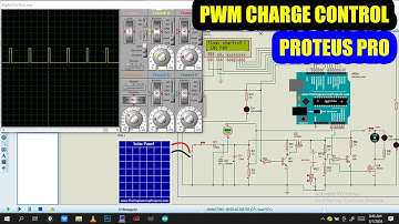 How to make PWM charge control on proteus using Arduino uno.