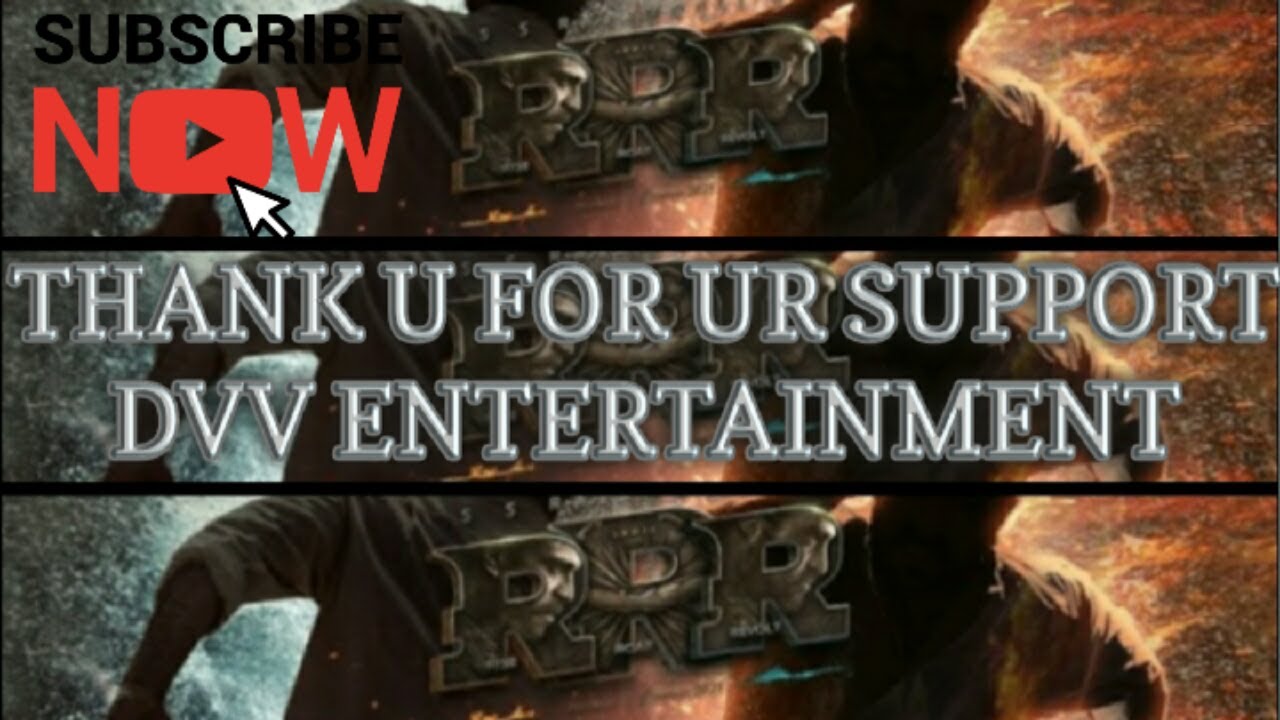 THANK YOU DVV ENTERTAINMENT I RRR I JR NTR I RAM CHARAN I AJAY DEVGAN