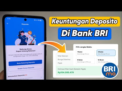 Bunga Deposito Bank BRI 2026