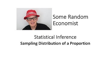 Statistical Inference: Sampling Distribution of a Proportion