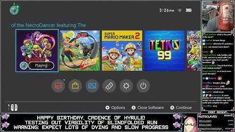 Cadence of Hyrule - Blindfolded Run Part 1