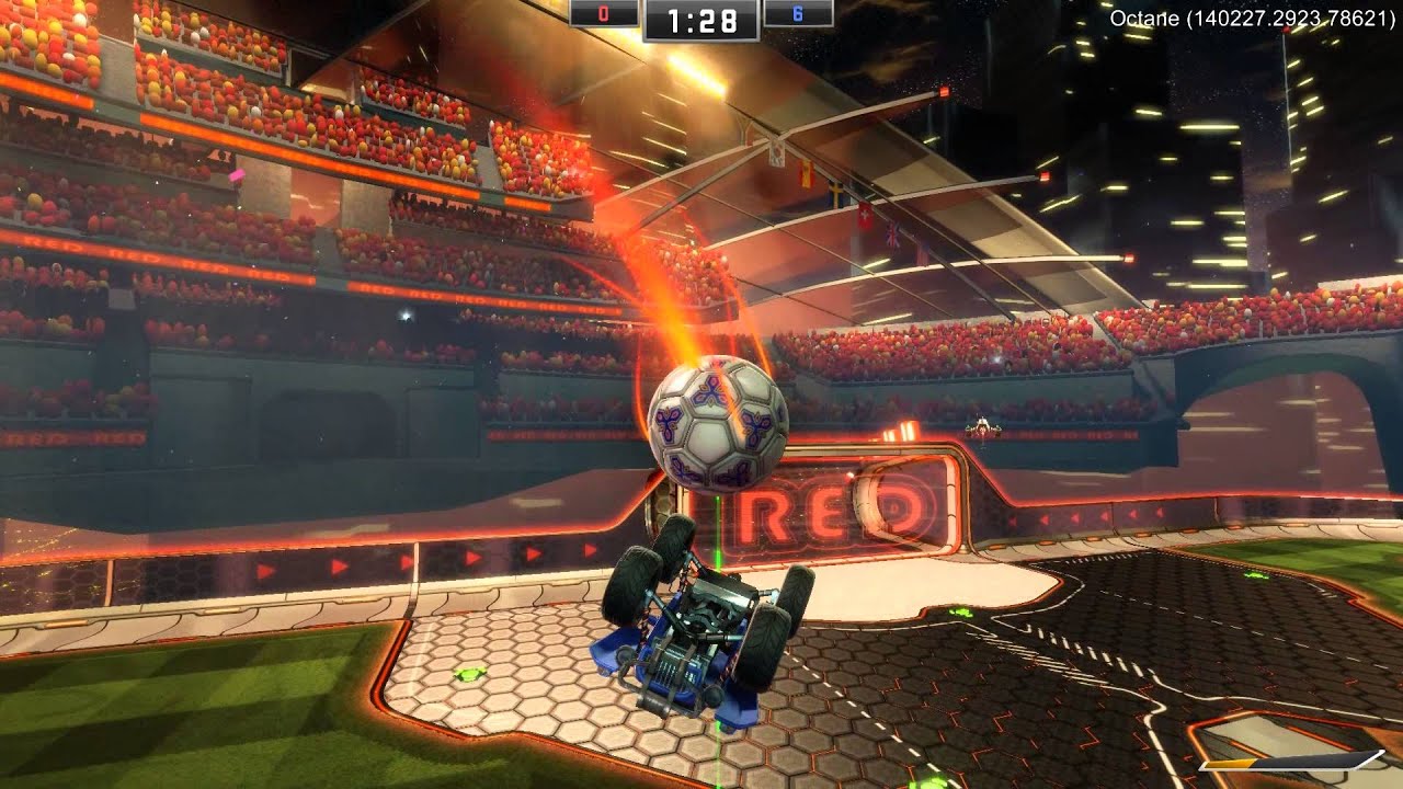 Rocket League alpha (SARPBC 2) first aerial - YouTube