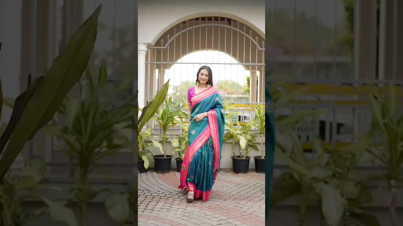 Soft Ilkal Paithani Silk Saree