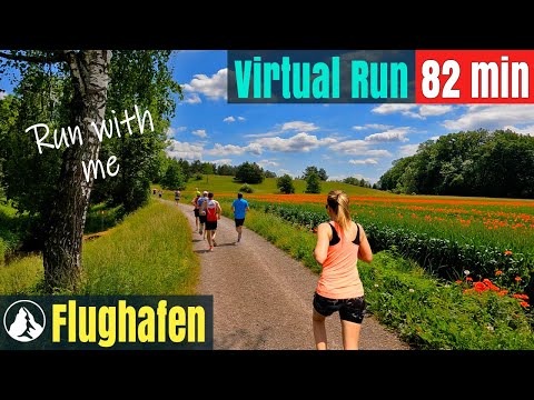2022 Flughafenlauf | Running Video für Laufband Training | Zürilauf Cup Virtual Run #24 Schweiz