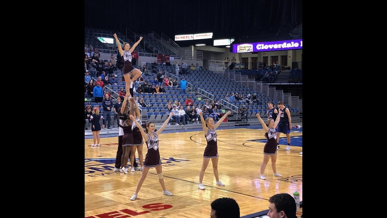 Bismarck High School 20172018 Varsity Cheer Season YouTube
