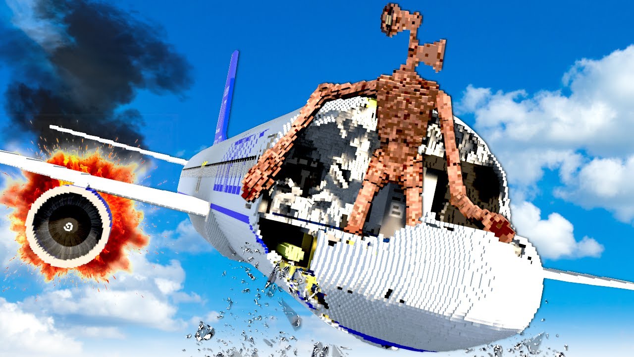 SIREN HEAD CAUSES PLANE CRASH! (Teardown)