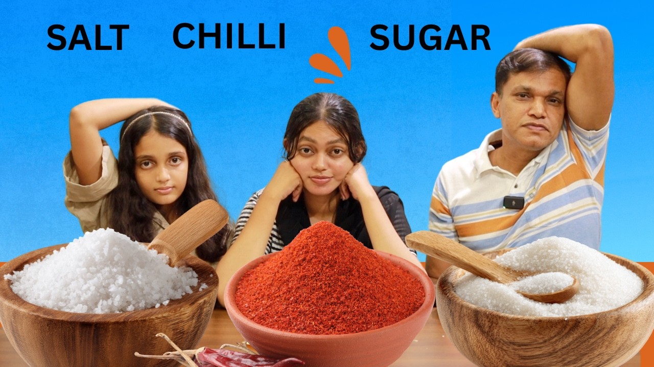 CHILLI SALT SUGAR FOOD CHALLENGE 😂|എട്ടിന്റെ പണി കിട്ടി ഗയ്‌സ് 😍|MAKKALS