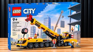 Building LEGO City Mobile Construction Crane 60409