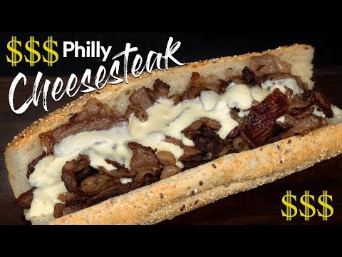 Most EXPENSIVE Philly Cheesesteak on Earth | Guga Foods