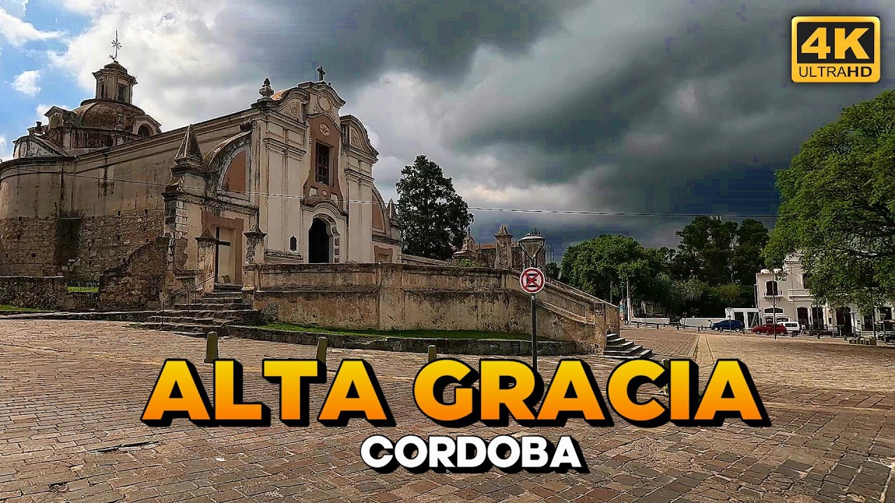 ALTA GRACIA Walking Tour 2025 - CIUDAD HISTÓRICA | CORDOBA 4K