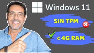 ✅Cómo instalar WINDOWS 11 SIN TPM y con MENOS de 4GB!! Sin restricciones, TODO LEGAL!!