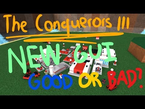 New Gui It Rocks But It Drags Roblox The Conquerors 3 Youtube - the conquerors 3 roblox scripts