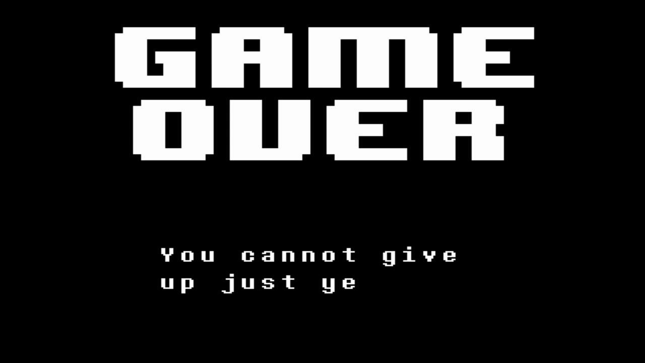 Undertale - Game Over! - YouTube