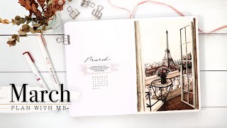 MARCH 2021 Plan With Me // Bullet Journal Monthly Setup
