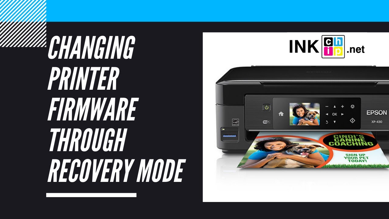 dragt vi Sommetider How to change printer firmware through recovery mode? | INKCHIP Chipless  Solution - YouTube