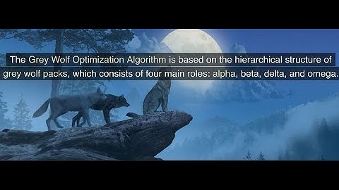 Grey Wolf Optimization Algorithm - Unleashing the Power of Nature-Inspired Optimization