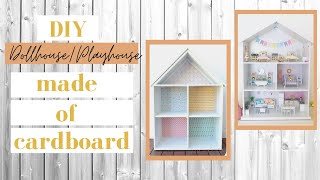 EASY DIY DOLLHOUSE/PLAYHOUSE FOR YOUR KIDS | MADE OUT OF CARDBOARD OR BOXES | CHEAP & AFFORDABLE