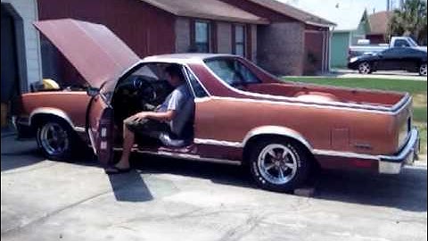 My El Camino with open headers