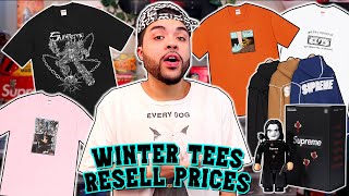 WILL SUPREME FW21 WEEK 18 RESELL Winter Tees + The Crow Kubric DROPLIST