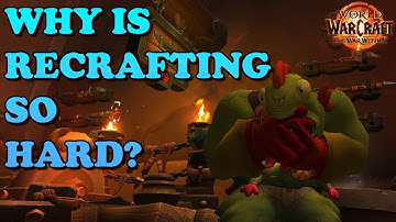 Why is Recrafting so Hard? Crafters need to know this.