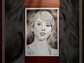 Taylor Swift Portrait Drawing #artshorts #drawing #taylorswift #shorts