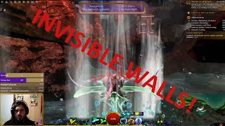 Breaking the Invisible Walls - Guild Wars 2: New Skimmer diving Glitch in Draconis Mons [Stream Cut]
