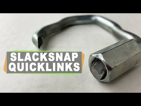 SlackSnap - Camp & Maillon Rapide quick Links are all rated the same when cross loaded? Slow Motion!
