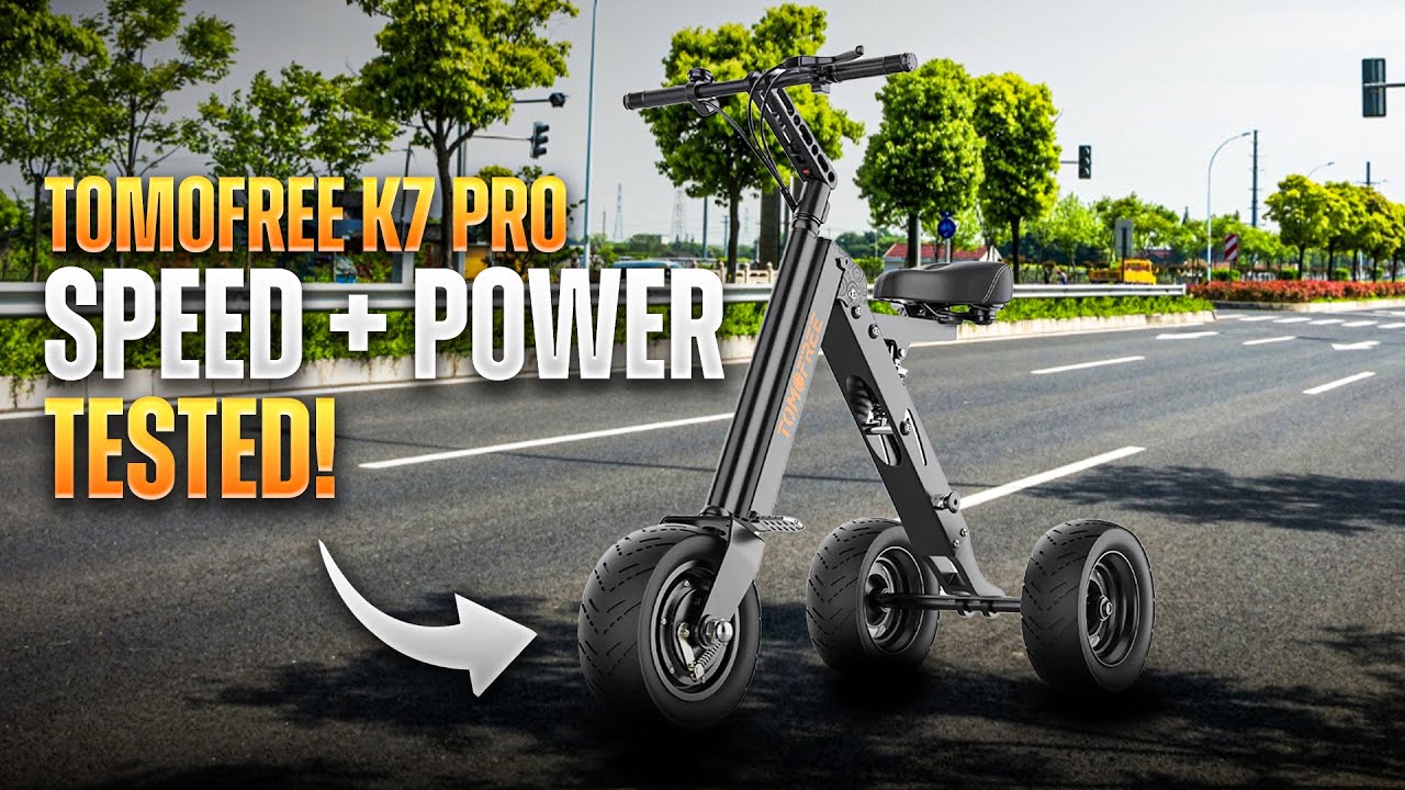 Tomofree K7PRO Foldable Electric Scooter Mobility Tricycle