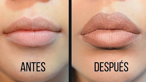 ¿Qué color hace que los labios parezcan más grandes?