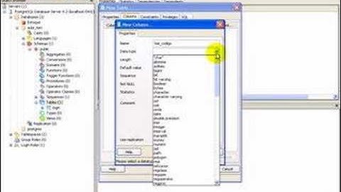 aula 83 java ee - Criando a tabela bairro no PostgreSQL via