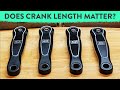 Crank length experiment  getting experimental with 170 165 160 and 155mm cranks