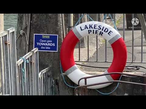 THE SCENIC VIEW OF LAKE SIDE LAKE DITRICT IN CUMBRIA NORTHWEST ENGLAND UNITED KINGDOM