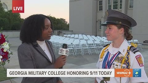 REMEMBERING 9/11: Georgia Military College cadet reflects on leadership and service amid memorial