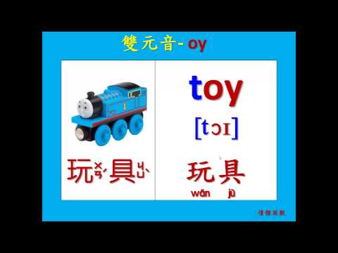 abc音標發音 – oi,oe與oy的發音(KK Phonics – Diphthong Vowel pronunciation for letters oi,oe and oy.)