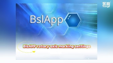 Master rotary axis marking with BSL APP ! 🚀#yongli #bsl #lasermarking  #tutorial #laser