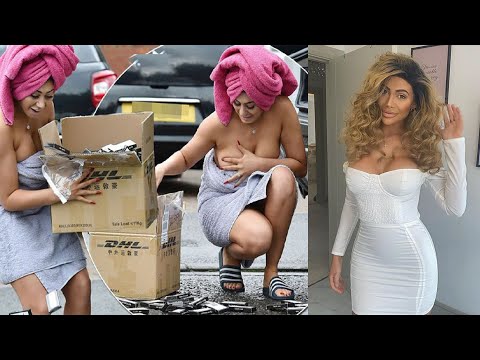Chloe Ferry in just a towel outdoors oops moments || FUN TV OFFICIAL