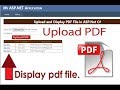 how to upload and display pdf in asp.net c#. Beginners. Swift Learn