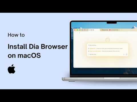 How to Install Dia Browser on macOS