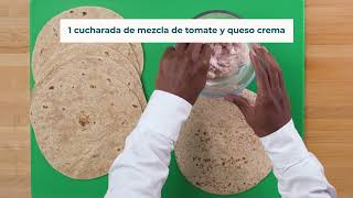 Video de cocina para el CACFP: Burritos de vegetales frescos (6–18 años)