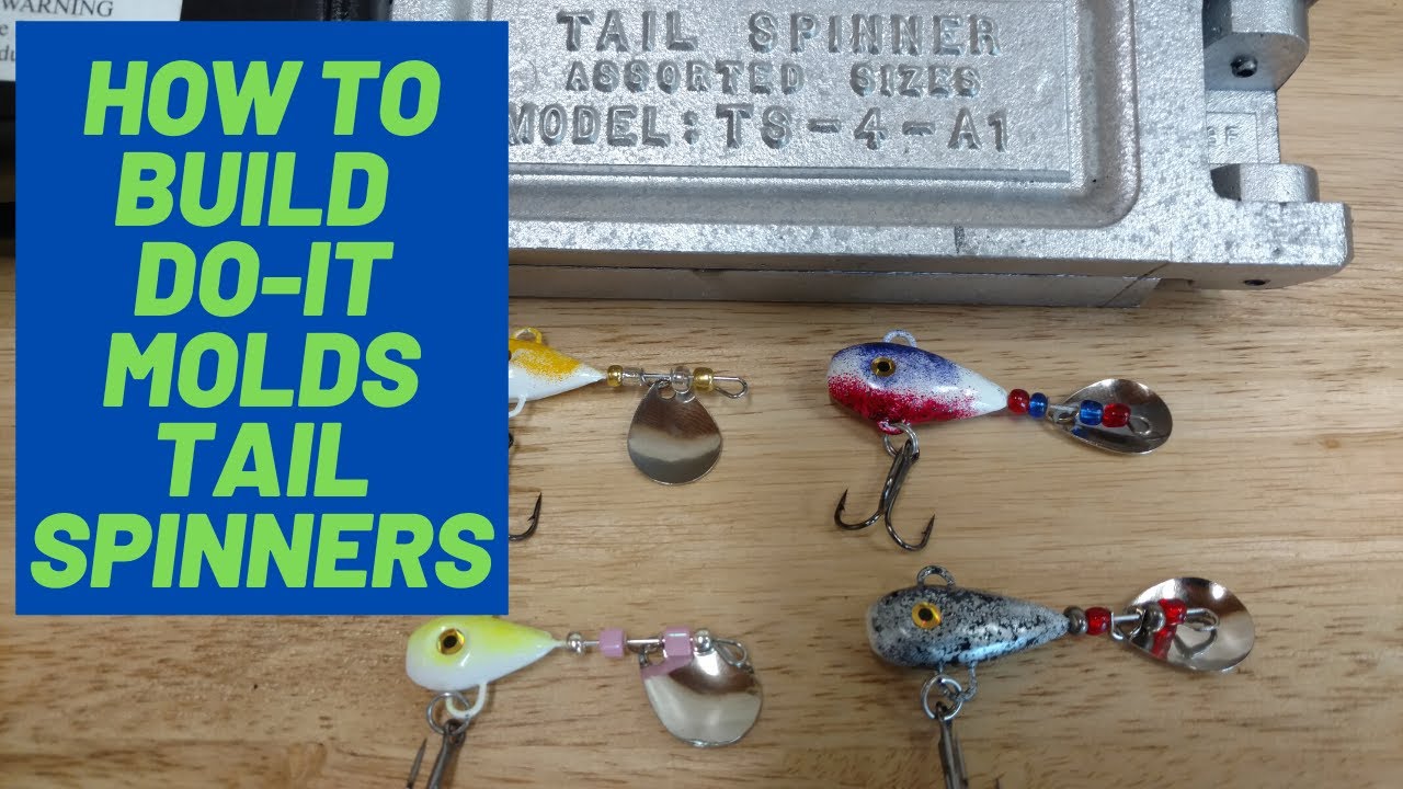 How To Build Do-It Molds Tail Spinner Jigs ( Little George Jigs