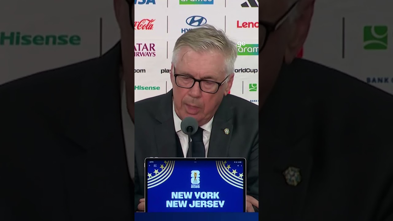 "EM PARTE, FOI UM BOM JOGO", AVALIA ANCELOTTI | #shorts | Copa do Mundo 2026 | ge.globo