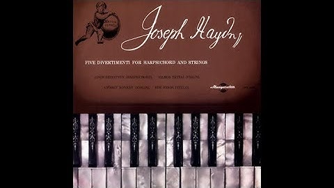 F. J. Haydn: Divertimento in C major (Hob. XIV: 8) - Janos Sebestyen & members of Tatrai Quartet