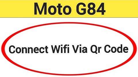 How to connect WiFi via QR code, Moto G84 Bina password ke Wi Fi connect kaise karen