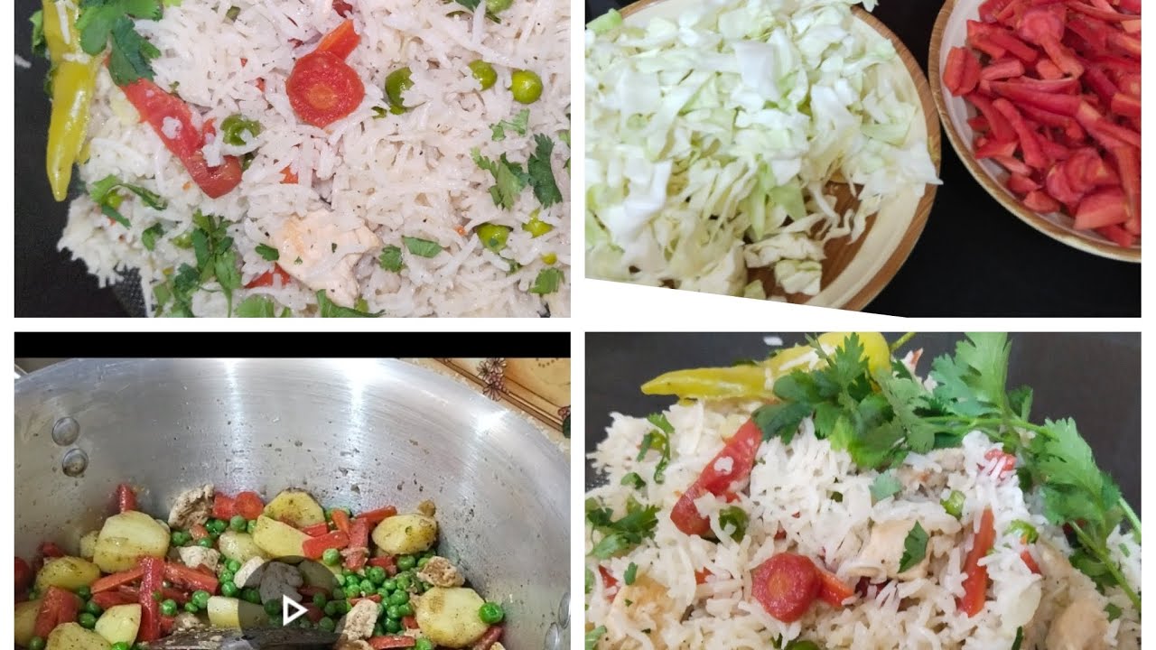 Chinese Pulao Recipe By Usba Good Luck Chinese Rice Recipe - YouTube