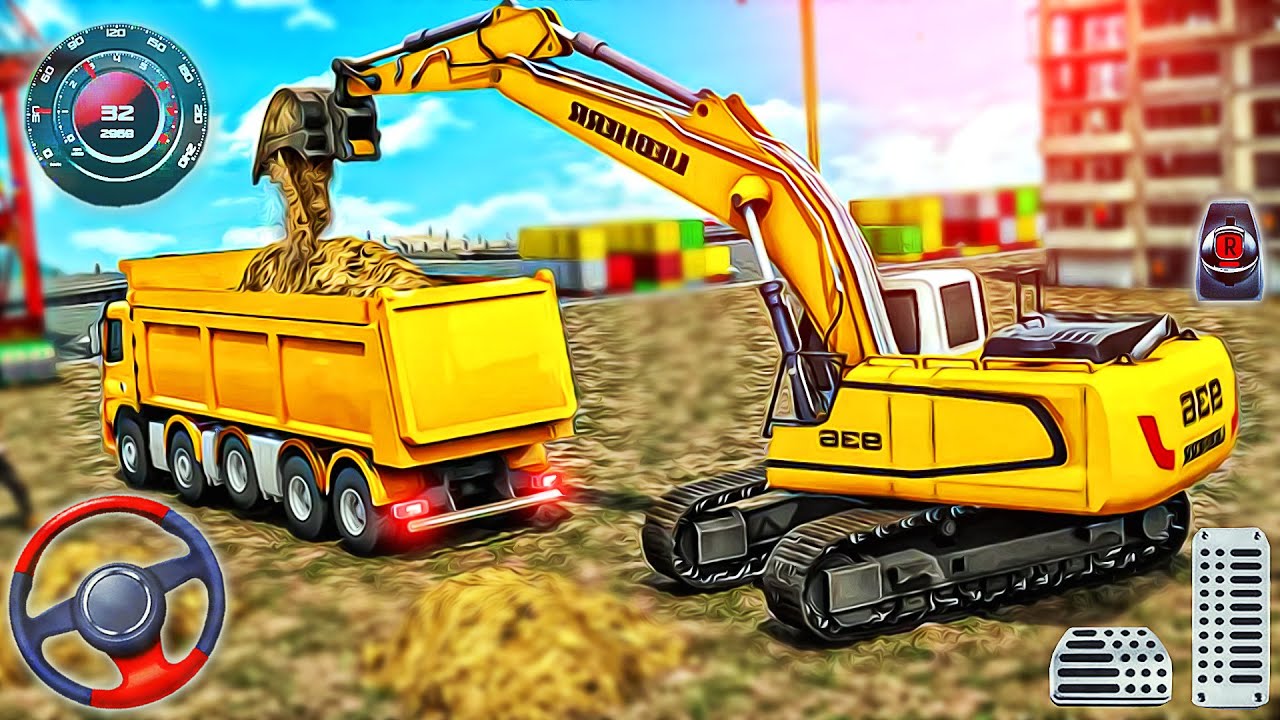 Highway Road Construction Simulator - Android GamePlay #2